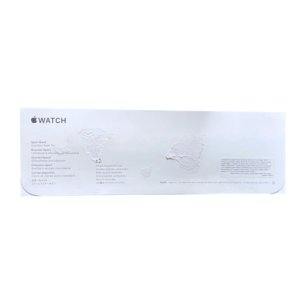 Apple Watch Sport Band 42mm Denim Blue S M New Sealed OEM Genuine Apple